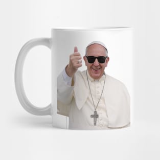 Funny Thumbs up Pope Francis Mug